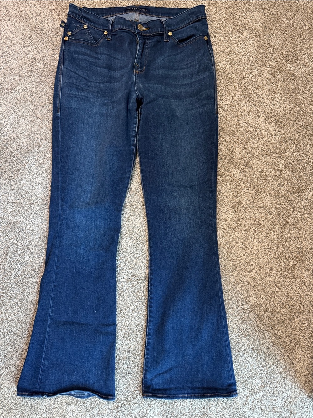 Rock & Republic Dark Blue Flare Jeans 16